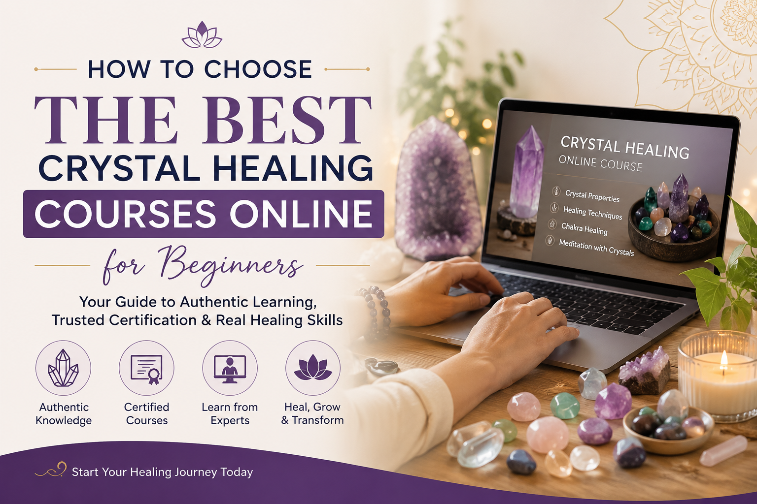 Crystal Healing Courses Online for Beginners-India Reiki Foundation