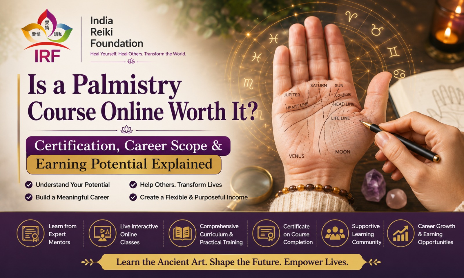 India Reiki Foundation Online Reiki Course & Spiritual Healing Academy