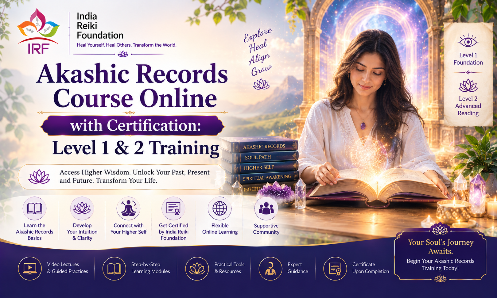 Akashic Records Online Course- india reiki foundation