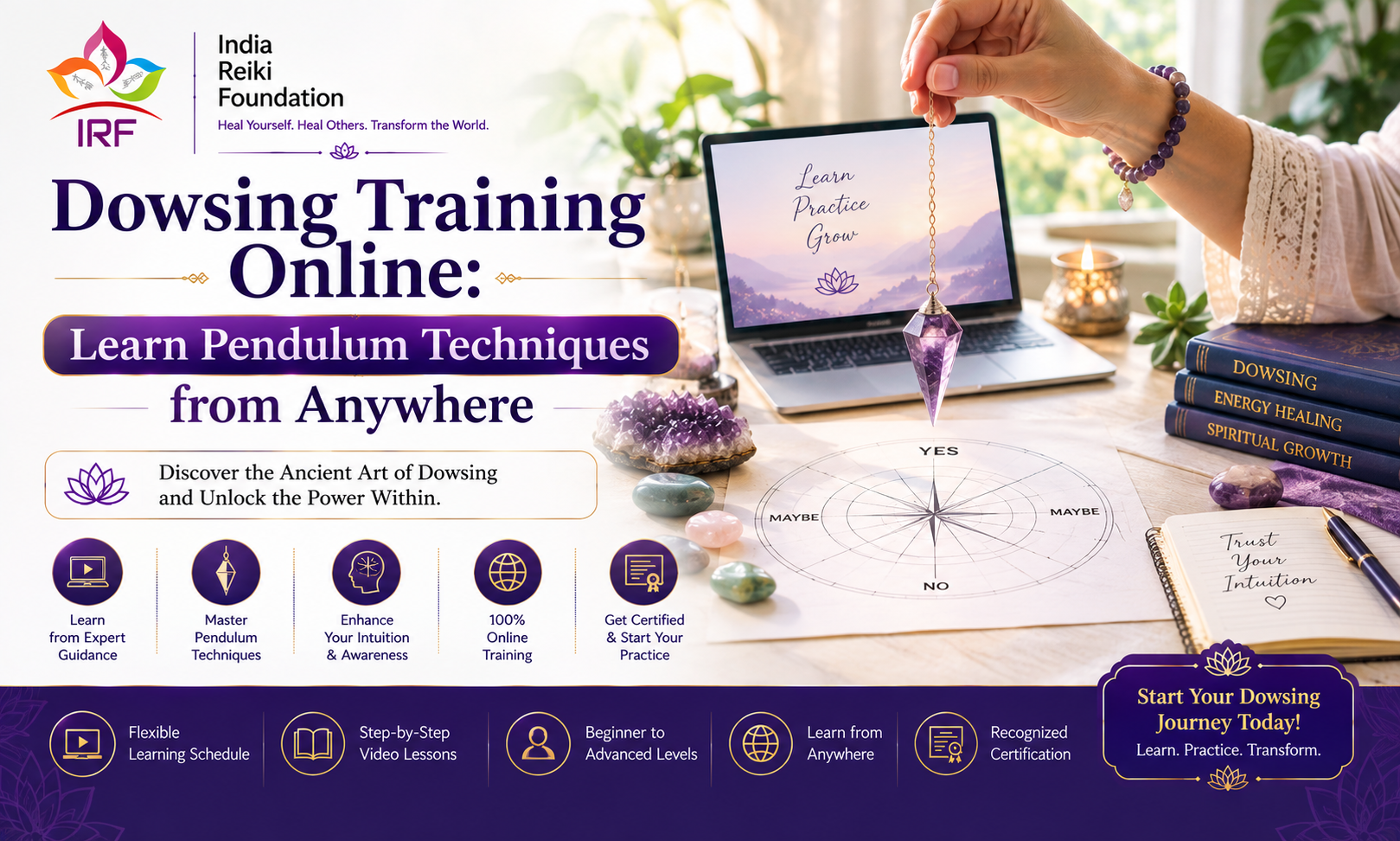Dowsing Training Online-india reiki foundation