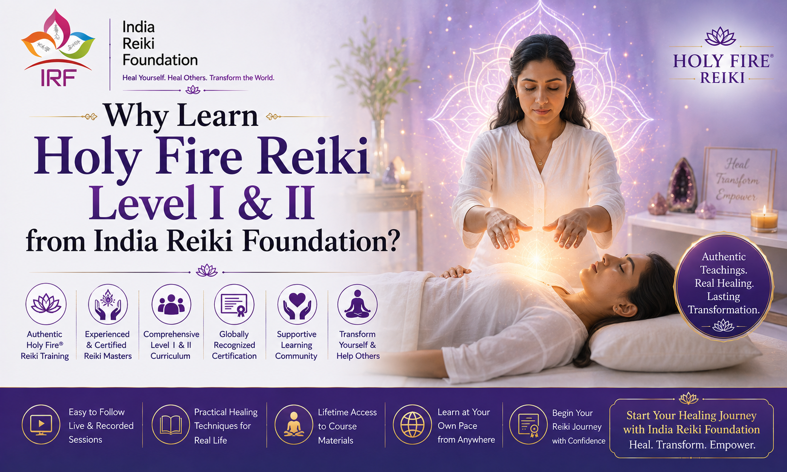 Holy Fire Reiki Level I & II- india reiki foundation